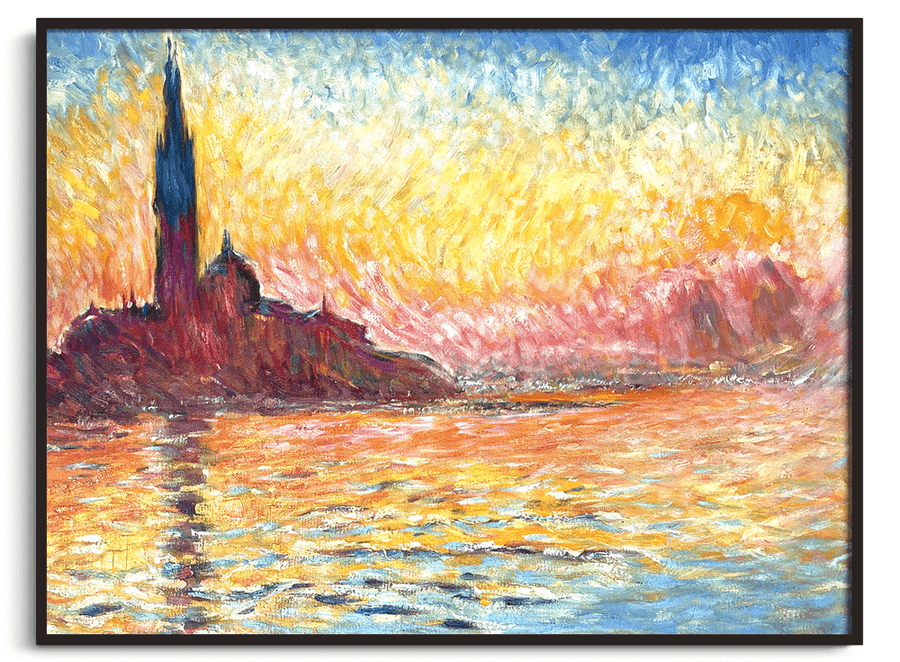 San Giorgio Maggiore at Dusk - Claude Monet