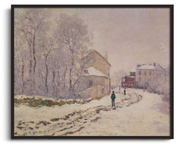 Schnee in argenteuil - Claude Monet
