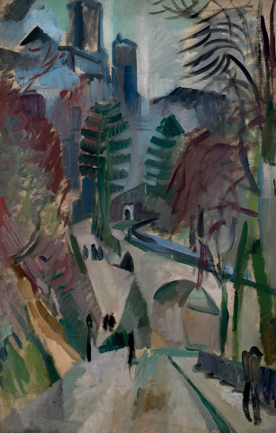 Paysage de Laon - Robert Delaunay