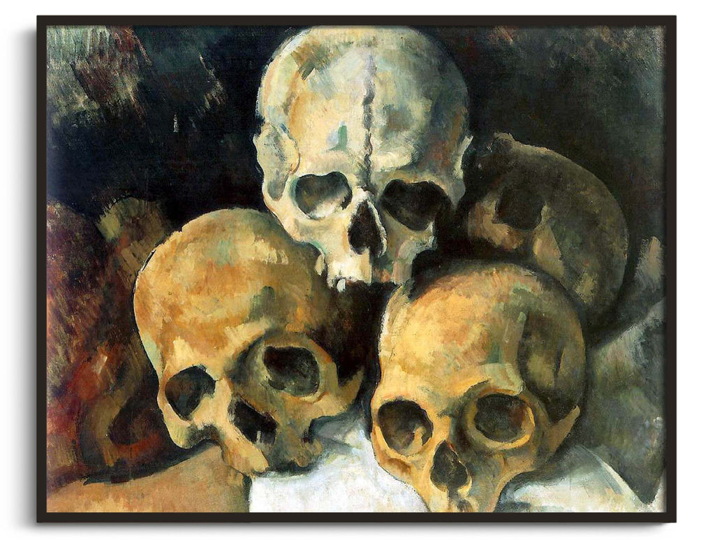 Reproduction of Pyramid of skulls by Paul Cézanne – Galerie Mont-Blanc