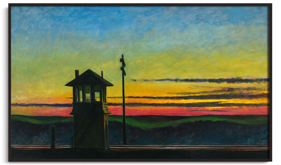 Railroad Sunset - Edward Hopper