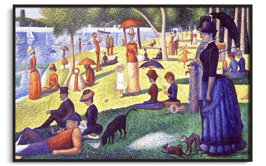 Ein Sonntagnachmittag auf der Île de la Grande Jatte - Georges Seurat