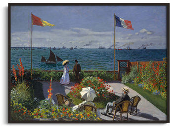 Terrace in Sainte-Adresse - Claude Monet