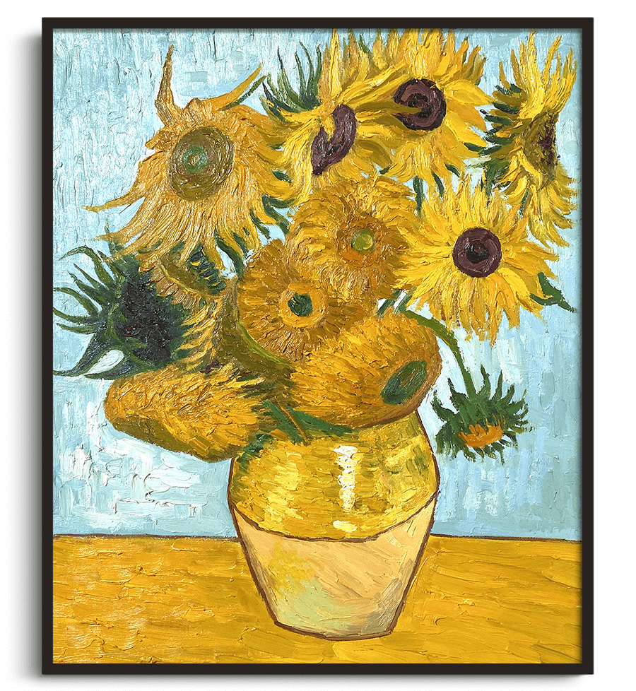 Reproduction Of Vase With Twelve Sunflowers By Vincent Van Gogh – Galerie  Mont-Blanc