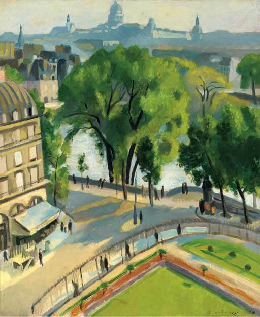 Vue du Quai du Louvre - Robert Delaunay