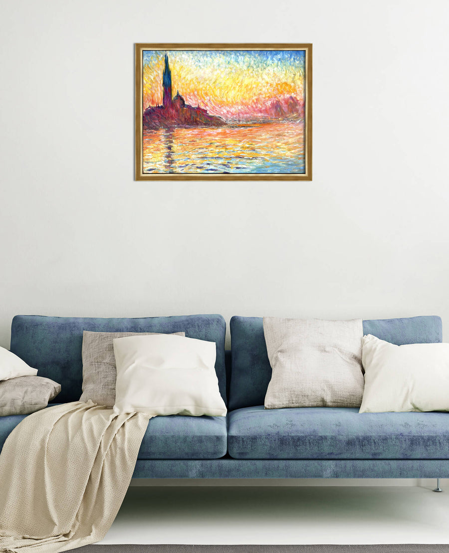 Saint-Georges-Majeur au crépuscule - Claude Monet