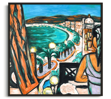 Nice from the hotel by night - Max Beckmann