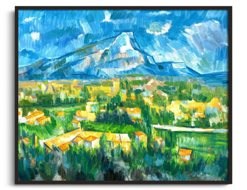 The Sainte-Victoire mountain seen from the Lauves – Paul Cézanne
