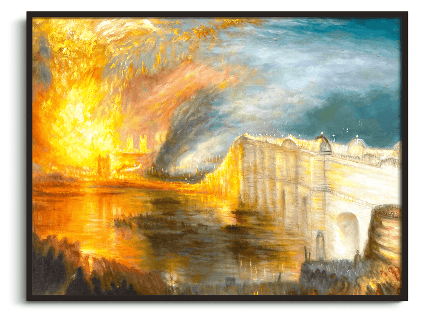 Der Brand des Parlamentsgebäudes II - William Turner