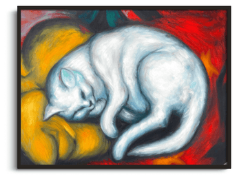 Le chat blanc – Franz Marc