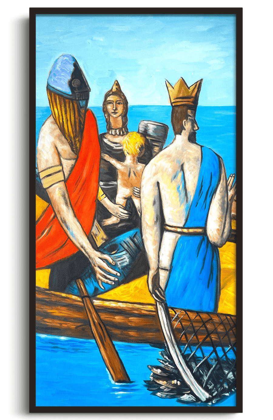 Reproduction of The Departure by Max Beckmann – Galerie Mont-Blanc Reproduction of The Departure by Max Beckmann – Galerie Mont-Blanc